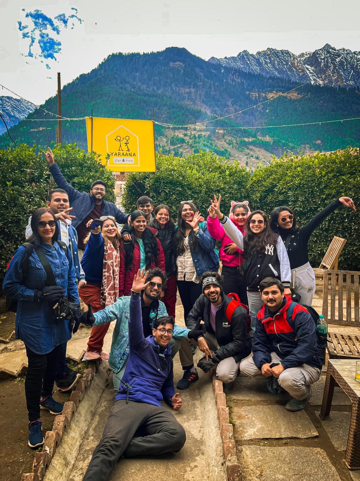 Yaarana Stay & Cafe, Vashisht, Manali Dış mekan fotoğraf